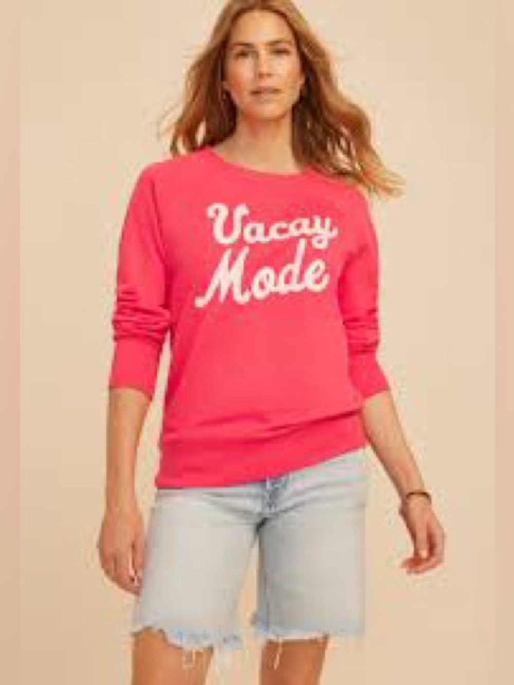 Maurices Large Vacay Mode Sweatshirt NWT